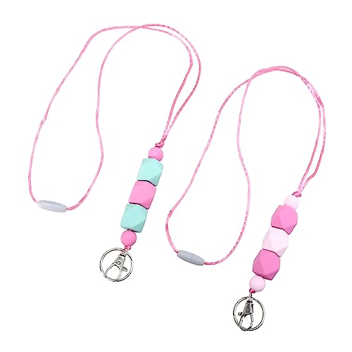 DIKACA Chic Perlen Lanyard Für Damen Handykette Und Schlüsselanhänger Modische Kette Für Ausweis Und Schlüssel Langlebig Und Stilvoll Ideal Für Den Täglichen Gebrauch von DIKACA