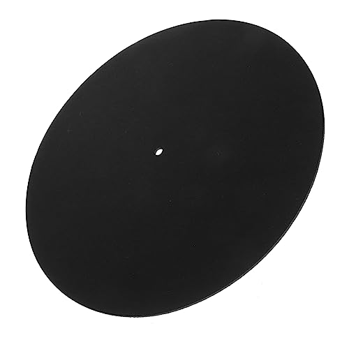 DIKACA Filzmatte Für Schallplatten Schutzmatte Aus Filz Für Vinyl Plattenspieler Schwarze Schallplattenunterlage Für Optimalen Und Schutz Von Schallplatten von DIKACA