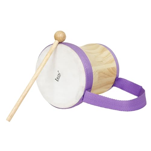 DIKACA Hand Trommel Für Bongo Drum Percussion Instrument Mit Schlägel Orff Musikspielzeug Für Vorschule Und Kindergarten Pädagogisches Rhythmusinstrument Lila von DIKACA