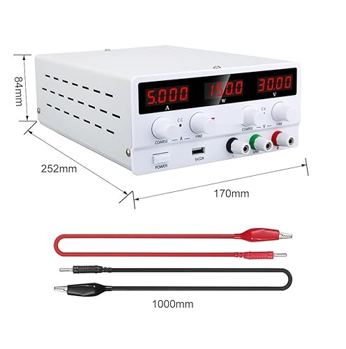 Geregeltes DC-Universal-Schaltnetzteil Digitaler USB-Spannungsregler, DC-Netzteil, einstellbarer 30 V 5 A Spannungsstabilisator, 60 V 10 A Labor-Schalttischquelle für LED-Lichtleiste, 3D-Drucker, Radi Geregeltes DC-Universal-Schaltnetzteil Digitaler USB-Spannungsregler, DC-Netzteil, einstellbarer 30 V 5 A Spannungsstabilisator, 60 V 10 A Labor-Schalttischquelle für LED-Lichtleiste, 3D-Drucker, Radi von DIKAMAN