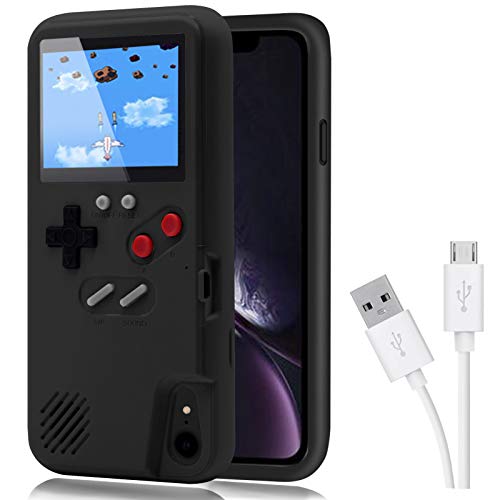 Dikkar Game Case für iPhone, Retro-Schutzhülle mit Eigener Stromversorgung,36 Kleine Spiele,Farbdisplay,Videospieletui für iPhone Xr von DIKKAR