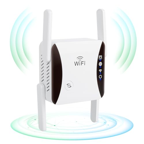 DINGBIU WLAN Verstärker - WLAN Repeater 300 Mbit/s 2.4 GHz, WiFi Extender Booster, WiFi Verstärker mit Repeater/AP Modus und WPS-Funktion,Internet Verstärker bis zu 3650 sq.ft und 35+ Geräten von DINGBIU