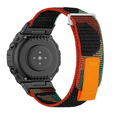 DINGK Uhrenarmband für Amazfit T-Rex Ultra Armband Verstellbares Atmungsaktive Elastisch Nylon Outdoor Sport Ersatzarmband Kompatibel mit Amazfit T-Rex Ultra Armband (18) von DINGK