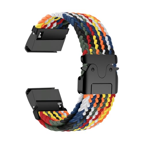 Uhrenarmband Kompatibel mit Garmin Approach S60 Armband Elastisches Nylon Geflochtenes Sportarmband für Garmin Approach S60 Band für Damen Herren Armband Kompatibel mit Garmin Approach S60 (2) von DINGK