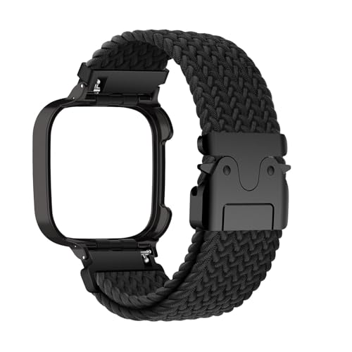 Uhrenarmband Kompatibel mit Xiaomi Mi Watch Lite Armband Elastisches Nylon Geflochtenes Sportarmband für Xiaomi Mi Watch Lite Band für Damen Herren Armband Kompatibel mit Xiaomi Mi Watch Lite (1) von DINGK