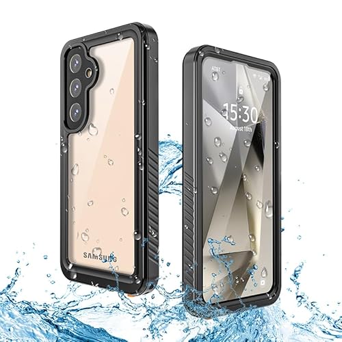 DISXKAER Handyhülle für Galaxy S24 Ultra/S24/S24 Plus wasserdichte Handyhülle Unterwasser IP68 Wasserfeste Handy Wasserschutzhülle Handytasche Wasserdicht Schwimmen Baden (S24) von DISXKAER