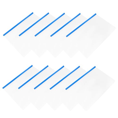 DIYEAH 10st Schubladenordner Übersichtliche Projekttasche A4 Stangenklemmen Für Akten Taschenordner Pressspanbinder A4-ordner Transparente Aktenordner Schülerordner Mit Stab Blue Plastik von DIYEAH
