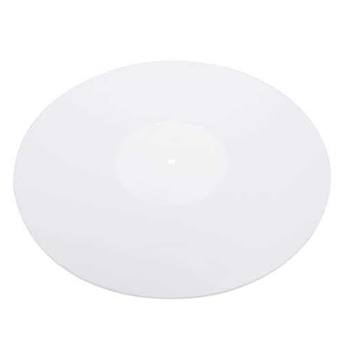 DIYEAH 1Stück Acrylaufzeichnungsmatte für Vinylplatten Schallplatten Schutzmatte mit Antistatischer Funktion für Audioqualität Weiß DIYEAH 1Stück Acrylaufzeichnungsmatte für Vinylplatten Schallplatten Schutzmatte mit Antistatischer Funktion für Audioqualität Weiß von DIYEAH
