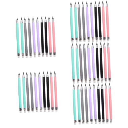 DIYEAH 5 Sätze Tintenloser Macaron-stift Colored Pencils Buntstifte Color Pencils Dauerbleistift Zeichnen Ewiger Bleistifte Wiederverwendbare Bleistifte Für Teenager Abs 10 Stück * 5 von DIYEAH