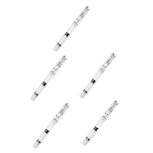 DIYEAH 5St Füllerbürste Pinselstift Wasserfarben Stift wasserpinsel Kalligrafie Stift kalligraphie stift nachfüllbarer Lackstift Sumi-Pinsel der befüllbare Stiftpinsel Plastik Transparent von DIYEAH