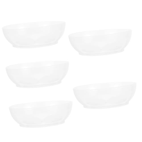 DIYEAH 5pcs Waagschale Schüssel Mit Lebensmittelwaage Essen Blech Vorbereitung Snack-serviertablett Platte Küchenwaage Mit Tablett Gewicht Küchenwaagen Teller Tabletts Plastik von DIYEAH