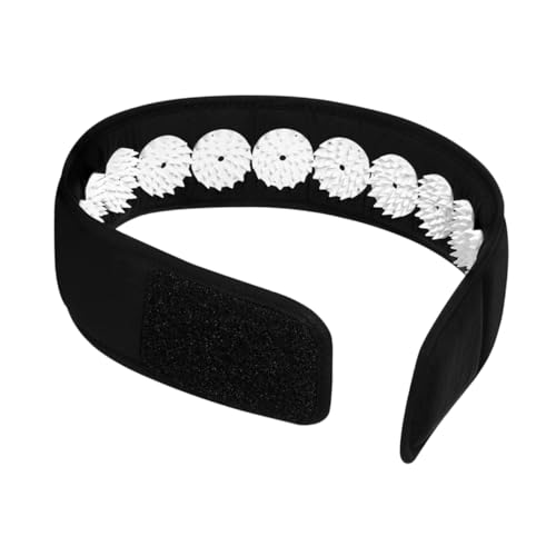 DIYEAH Kopf massage band robuster Karabiner Multifunktionshandschuhe Akupressur Kopfband Verstellbares Kopfband Bequemer Akupunktur-Massagegürtel Akupressur-Stirnband zur Entspannung Abs von DIYEAH