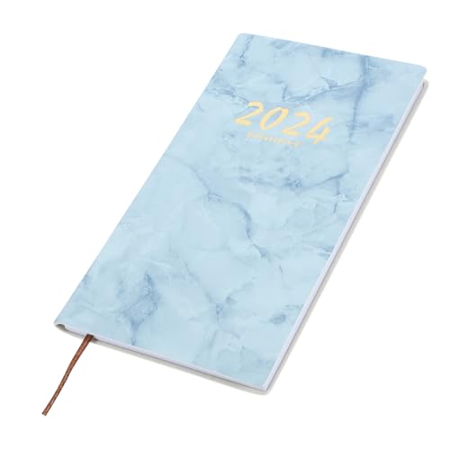 DIYEAH Notizbuch schreibheft Memoboard organisator Veranstalter notebooks Multifunktions-Planer-Organizer Notizbücher Haushaltsplaner Organizer tragbarer akademischer Planer Papier Blue von DIYEAH