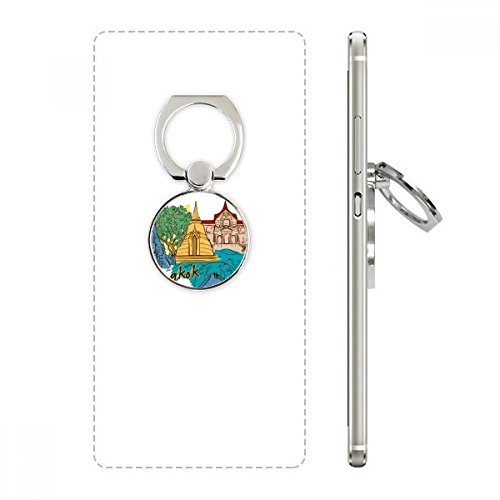 DIYthinker Thailand Bangkok Aquarell-Handy-Ring Ständer Halter Halterung Universal-Smartphones Unterstützung Geschenk von DIYthinker