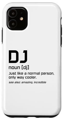 Hülle für iPhone 11 DJ Definition Funny Disc Jockey EDM Music Vinyl Schallplatte von DJ Apparel Co.