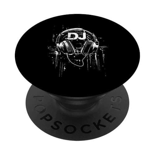 DJ-Musik-Kopfhörer PopSockets mit austauschbarem PopGrip von DJ Musik Kopfhörer Bekleidung