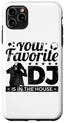 Hülle für iPhone 11 Pro Max Ihr Lieblings DJ ist im Haus - Discjockey Djane von DJ T-Shirts für Disc Jockeys