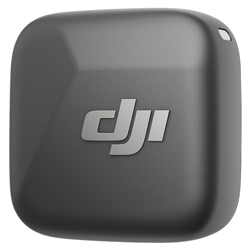 DJI Mic Mini Sender (Infinity Schwarz), Ultraleicht, Detailreicher Audio, DJI OsmoAudio, Geräuschunterdrückung, Wireless Mikrofon für Kamera/iPhone/Android, Vlog, Streaming von DJI