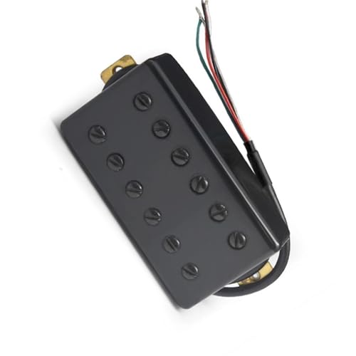 DJYUIOT 12-Loch-Doppel-Humbucker-Tonabnehmer für LP-E-Gitarre Schwarz Tonabnehmer Playing Accessories(Bridge) von DJYUIOT