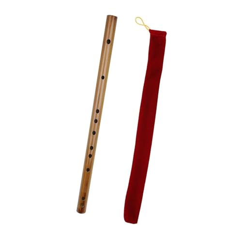 Hölzerne Bambusflöte, Holzblasinstrument, Blockflöte, Traditionelles Handgefertigtes Instrument Bambusflöte(Key D) von DJYUIOT