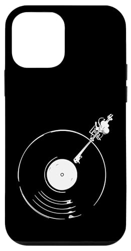 Hülle für iPhone 12 mini Vinyl-Schallplatte, Retro-Musik, Vintage-Stil, Geschenk für DJ von DJs Gifts Apparel