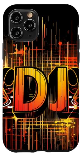 Hülle für iPhone 11 Pro DJ und Künstler Design mit Kopfhörern und Plattenspielern von DJs Plattenspieler Künstler Jockey Kopfhörer