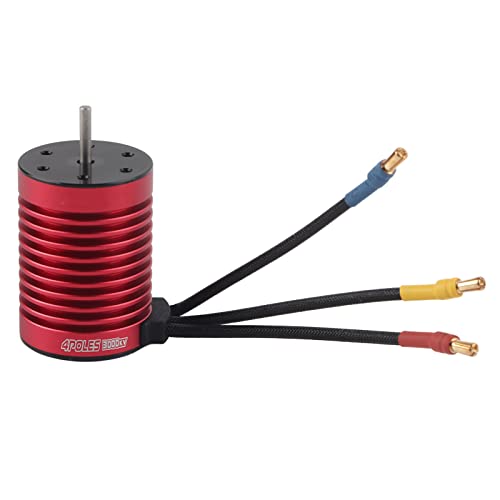 F540 bürstenloser Motor 3000 kV wasserdichte Hochtorison RC -Elektromotoren für 1/10 RC -Auto von DMLENGOIN