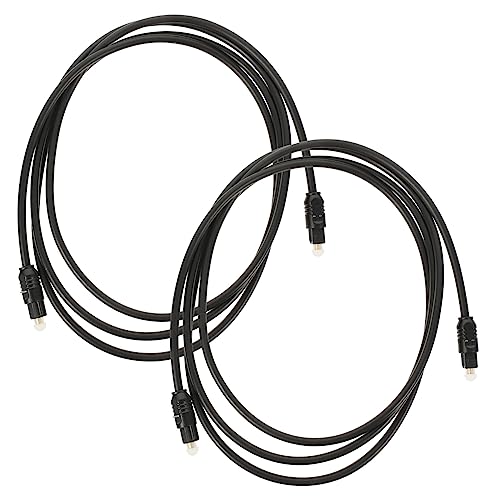 DOITOOL 1 Satz Optisches Audiokabel Lautsprecherleisten Für Fernseher Audiokabel Für Soundbar Glasfaserkabel Fiber Optic Cable Optisches Stecker-zu-stecker-kabel Digitales Audiokabel 2st von DOITOOL