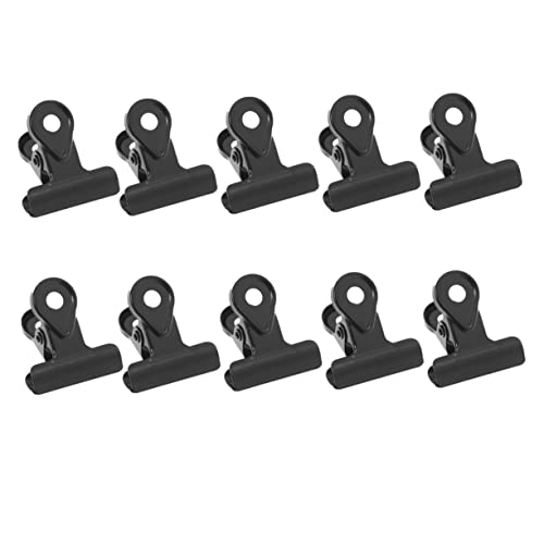 DOITOOL 10 Stück Rechnung Ordner Papierbinderklemme Büroklammerklemme Datei Geldklammern Bindemittel groß klein Schreibtisch Kupferklammer Scharnierclips Papierklammer Büroklammern Black DOITOOL 10 Stück Rechnung Ordner Papierbinderklemme Büroklammerklemme Datei Geldklammern Bindemittel groß klein Schreibtisch Kupferklammer Scharnierclips Papierklammer Büroklammern Black von DOITOOL