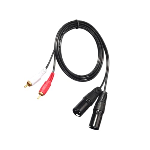 DOITOOL 2 Adapterkabel Zu Xlr Adapter 3.xlr Xlr Auf Adapter Dual Auf Xlr-stecker Y-splitter-patchkabel Autoadapter Usb-laufwerk-figur Black von DOITOOL