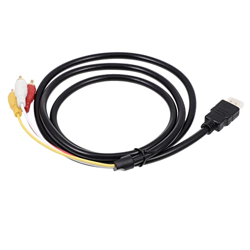 DOITOOL 5 Stück Audio Video Kabel Video Adapterkabel Verbindungskabel Audio Adapterkabel Verbindungskabel High Definition Anschlusskabel Elektronisches Zubehör Konvertierungskabel von DOITOOL