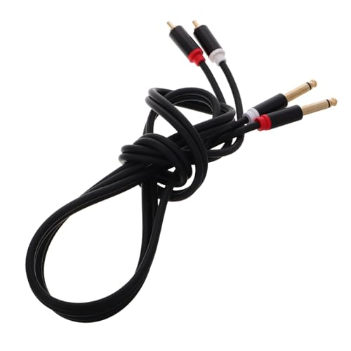 DOITOOL Audioleitung Autokabel Bausatz Motor Cinch-Kabel Abspielgerät Vinyl-Player verbindungskabel Kabelzusatz Audiokabel für Lautsprecher RCA-Kabel Car-Audio Cinch-Audiokabel PVC von DOITOOL