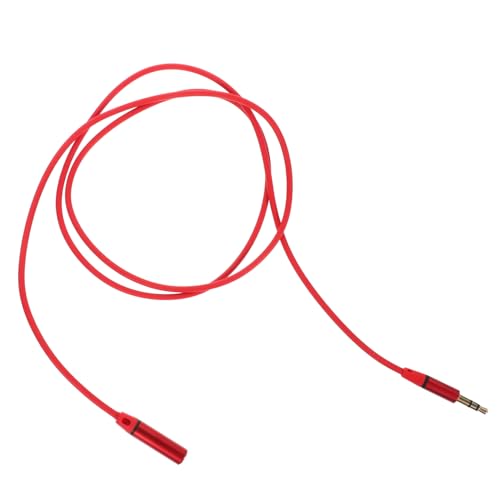 DOITOOL Aux-kabel-adapter Aux-verlängerungskabel Verlängerung Der Kopfhörerbuchse Kopfhörer Verlängerungskabel Audioverlängerungskabel Rot von DOITOOL