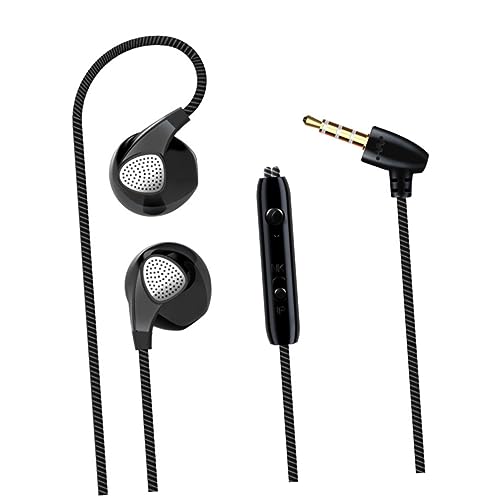 DOITOOL Headset mit Mikrofon Over-Ear Headphones headsets Microphones Sports Earphones Ears Headphones mikrophon gehörschutzstöpsel In-Ear-Ohrstöpsel Ohrstöpsel Kopfhörer Headset Black von DOITOOL