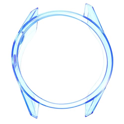 DOITOOL Uhrengehäuse Uhrenschutz Klare Strasssteine Siehe Bildschirmschutz Displayschutzfolien Weiche Uhrenhülle S62 Smartwatch-hüllen Transparente Strasssteine Smarte Uhren TPU Blue von DOITOOL