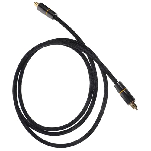 DOITOOL glasfaserkabel fiber optic cable Verstärkerkabel optical audio cable Audio Verbindungskabel digitales optisches Kabel optisches Stecker-zu-Stecker-Kabel Glasfaser-Audiokabel Black von DOITOOL