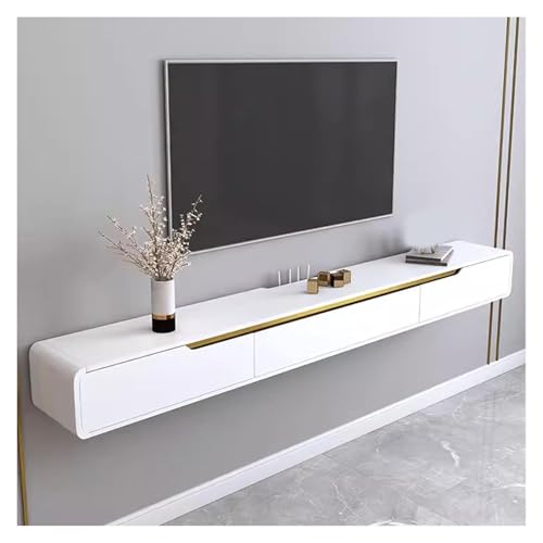 Schwimmende TV-Einheit, Wandmontierter TV-Schrank, schwebendes TV-Gerät, for Wohnzimmer, TV-Medienkonsole, TV-Unterschrank(150CM/59.1IN) von DOKERS