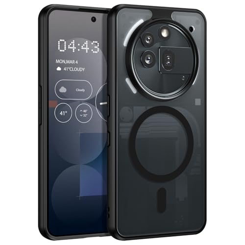 DOMAVER Nothing Phone 3a Pro Hülle, Handyhülle Nothing Phone 3a Pro Case kompatible mit Mag-Safe, Matt Transparente Ultra Dünne Rundumschutz Magnetisch Schutzhülle, Schwarz DOMAVER Nothing Phone 3a Pro Hülle, Handyhülle Nothing Phone 3a Pro Case kompatible mit Mag-Safe, Matt Transparente Ultra Dünne Rundumschutz Magnetisch Schutzhülle, Schwarz von DOMAVER