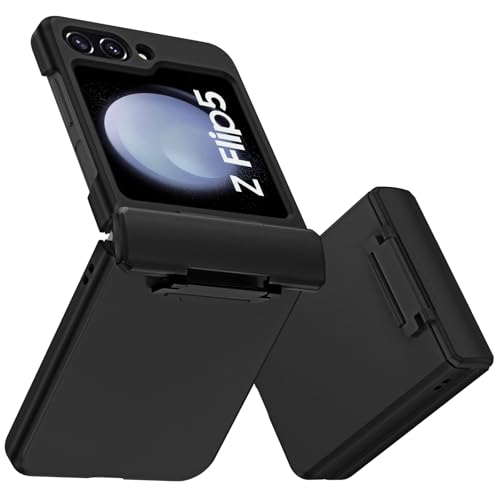 DOMAVER Schutzhülle für Samsung Galaxy Z Flip5, schmale Passform, mit Reißverschluss, dünn, TPU, rutschfest, Silikon, für Mädchen, Damen, Herren, Handyhülle für Samsung Z Flip 5 5G, Schwarz DOMAVER Schutzhülle für Samsung Galaxy Z Flip5, schmale Passform, mit Reißverschluss, dünn, TPU, rutschfest, Silikon, für Mädchen, Damen, Herren, Handyhülle für Samsung Z Flip 5 5G, Schwarz von DOMAVER