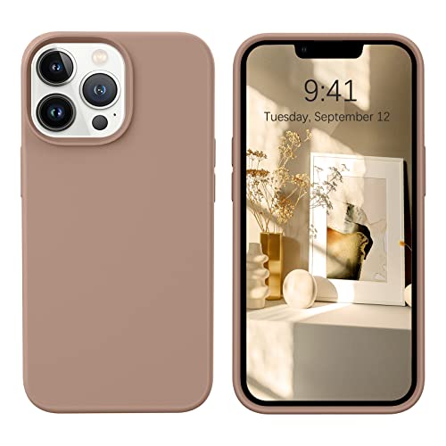 DOMAVER iPhone 13 Pro Max Hülle Liquid Silikon, Handyhülle iPhone 13 Pro Max 6.7" Case Ultra Dünne Weichem Gel Matte Rundumschutz, Weiche Stoßfeste Schutzhülle, Braun DOMAVER iPhone 13 Pro Max Hülle Liquid Silikon, Handyhülle iPhone 13 Pro Max 6.7" Case Ultra Dünne Weichem Gel Matte Rundumschutz, Weiche Stoßfeste Schutzhülle, Braun von DOMAVER
