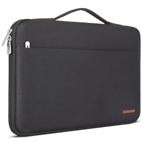 DOMISO 15,6 Zoll Wasserdicht Laptop Tasche Sleeve Case Notebook Hülle Schutzhülle für 15.6" Lenovo IdeaPad Flex 5 Lenovo Yoga/HP Pavilion 15 Envy 15/Dell XPS 15/Asus,Schwarz von DOMISO