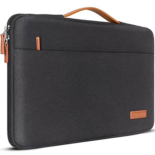 DOMISO 16 Zoll Wasserdicht Laptop Tasche Sleeve Case Notebook Hülle Schutzhülle für 16" HP Pavilion Envy/Dell/ThinkPad IdeaPad/ASUS Vivobook,Schwarz von DOMISO