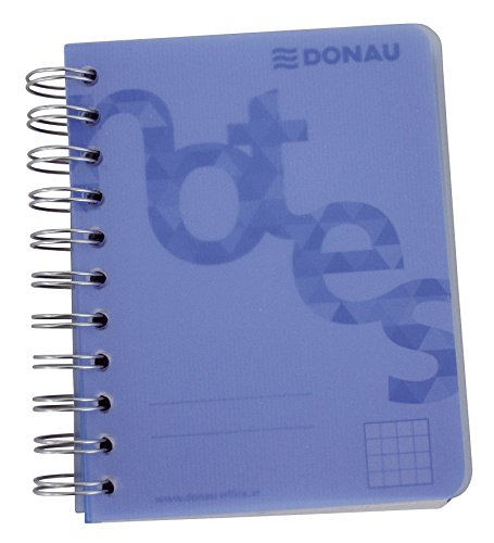 DONAU 7527201-10 Collegeblock PP Cover - A6, kariert, blau DONAU 7527201-10 Collegeblock PP Cover - A6, kariert, blau von DONAU