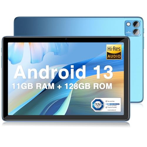 DOOGEE T10S Tablet Android 13 【2023】, 11 GB + 128 GB (TF 1TB) 10,1 Zoll, Unisoc T606 Tablet, Touchscreen, 8,4 mm Ultra-Thin 6600 mAh, 8 MP + 5 MP Widevine L1 Tablet, Dual 4G LTE /5G WiFi von DOOGEE