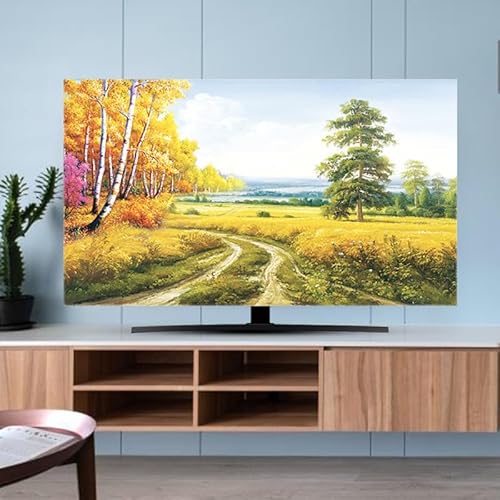 DOTBUY-SHOP TV-Staubschutz, TV-Abdeckung Staubschutzhülle, Hülle Bezug für Fernsehen Schutzhülle 32-80 Zoll, Universal Fernseher Schutzhülle (Kiefer,37-39 inch) von DOTBUY-SHOP