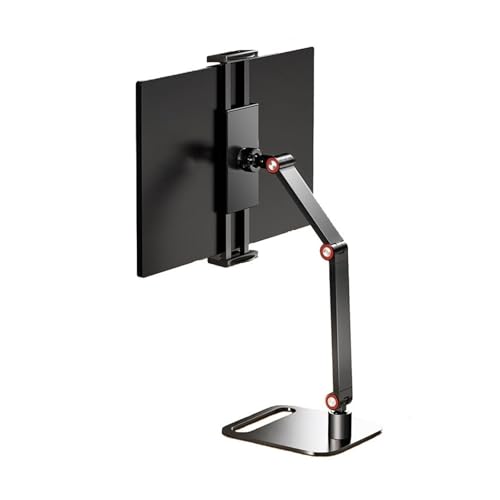 Monitor Halterung ﻿ Tragbarer Monitorhalter for Telefone/Tablets/Bildschirme bis zu 17,3 Zoll, Faltbarer Tablet-Tischständer aus Karbonstahl, hält bis zu 11,0 lbs Monitor Arm ﻿ von DQERHSHOZ