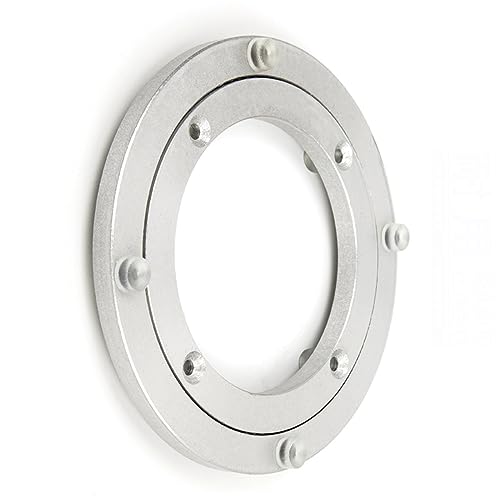 DQZRTUECA Lazy Susan Kugellager for Esstisch-Plattenspieler 250–600 mm, robuster Drehlager-Plattenspieler aus Aluminiumlegierung, Drehfuß for TV-Plattenspieler(14 inches (350mm)) von DQZRTUECA