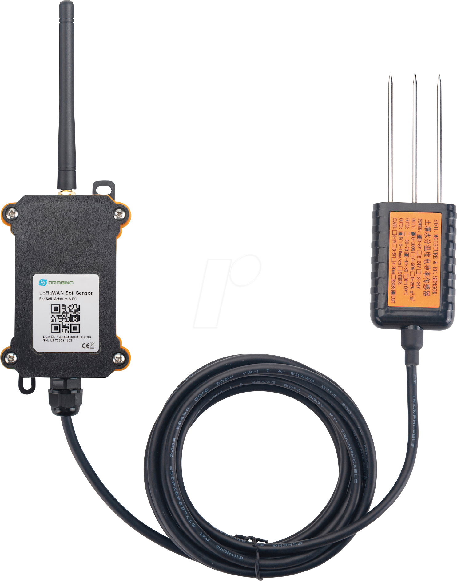 DRA LSE01 - LoRaWAN Bodenfeuchte- und EC-Sensor von DRAGINO