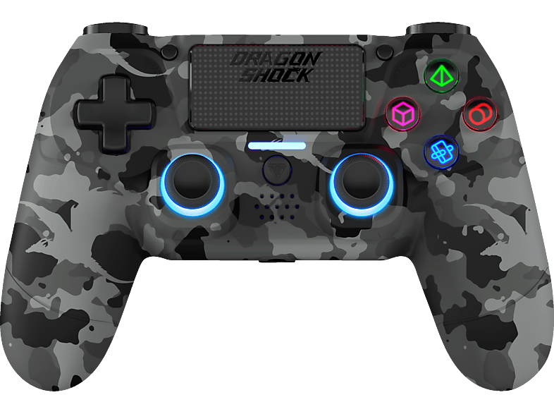 DRAGON SHOCK Mizar Wireless Controller Grey Camo für PlayStation 4 von DRAGON SHOCK