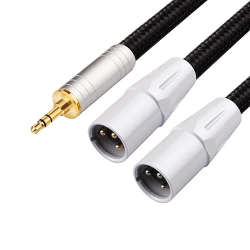 DREEK HiFi 3,5mm Audio Kabel Stereo Interconnect Audio Mikrofon Kabel Y Splitter Adapter(8 Meters) von DREEK